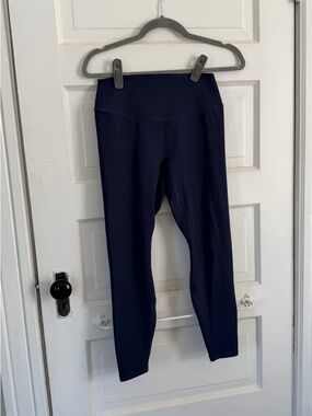 Fabletics Navy High-Rise Pure Luxe Leggings